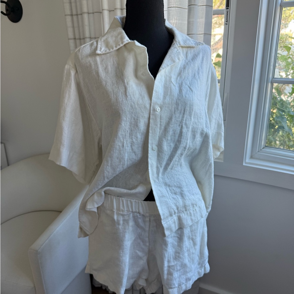 Mikoh Cream Linen Apparel
